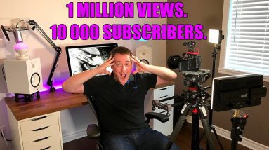 1 MILLION VIEWS. 10 000 SUBSCRIBERS. IN ONE YEAR. This is how I did it !!