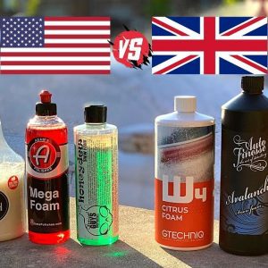 Bataille des shampoings pré-lavage: États-Unis vs Royaume-Uni !!