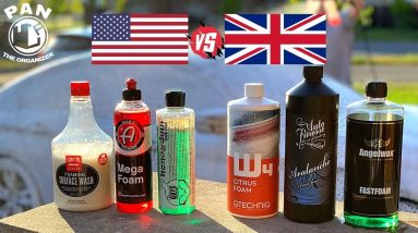 Bataille des shampoings pré-lavage: États-Unis vs Royaume-Uni !!