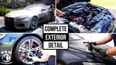 CLEANING AND DETAILING AN EXPENSIVE CAR !!  COMPLETE DEEP CLEANING !!