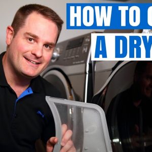 DRYER VENT CLEANING AND MAINTENANCE  (QUICK & EASY) !!