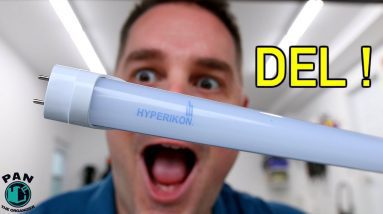 ÉCLAIRAGE DE GARAGE: LAMPES À DEL HYPERIKON T8 !!