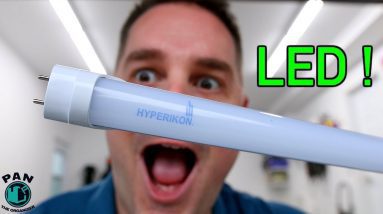 GARAGE LIGHTING UPGRADE: HYPERIKON T8 LED LAMPS!