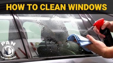 HOW TO CLEAN CAR WINDOWS LIKE A PRO !!