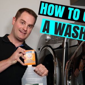 HOW TO CLEAN YOUR WASHING MACHINE !! (QUICK & EASY)