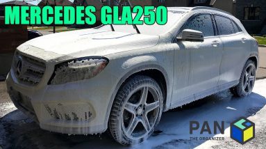 MERCEDES-BENZ GLA250: FULL DETAIL OF A WHITE SUV