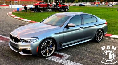 Pan aux courses d'accélération avec sa BMW M550i 2018 !!