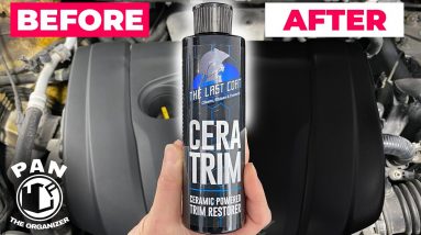 Restore faded plastic trim on your car with CeraTrim!! IT WORKS!!