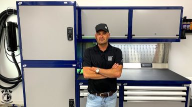 ROUSSEAU METAL GARAGE CABINETS AND TOOLBOX !!