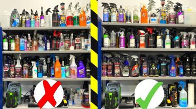 SATISFYING ORGANIZATION OF MY DETAILING PRODUCTS WITH MY BROTHER!