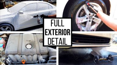 SPRING CLEANING AND DETAILING OF A 2013 VW JETTA !! Paint, wheels, engine bay, undercarriage, glass.