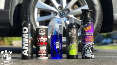 THE BEST TIRE DRESSING!  Who will win?  (PART 1)