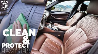 HOW TO CLEAN AND PROTECT LEATHER SEATS !!