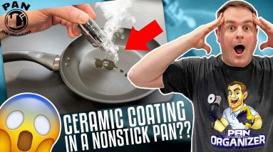What happens when we apply a CERAMIC COATING on a nonstick frying pan?