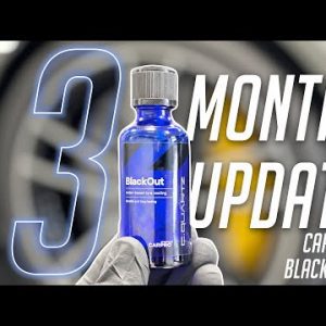 CarPro BlackOut tire coating : 3 month update! DID IT LAST ?!?