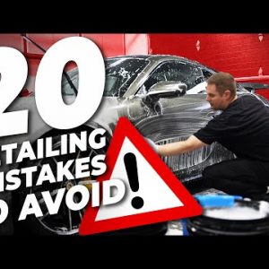 20 Top Car Detailing Mistakes you MUST avoid when washing your car!