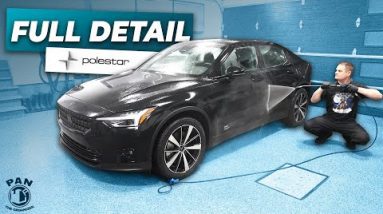 Wash, Polish & Ceramic Coating Of A Black Car!  FULL EXTERIOR DETAILING