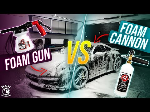 Foam Cannon VS Foam Gun : What Are The Differences?