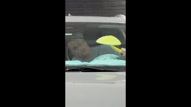 Best interior windshield cleaning method! #shorts