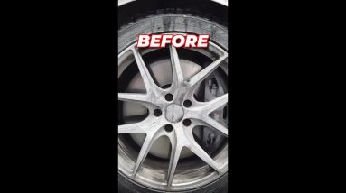 Easy wheel & tire cleaning! 🛞✨#shorts