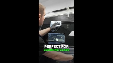 How to clean car windows! EASY! #shorts