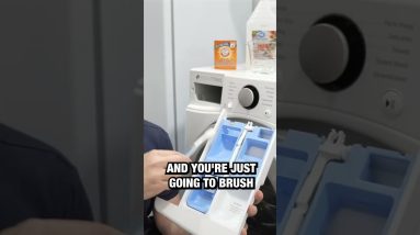 How to deep clean your washing machine! 🧼 #shorts