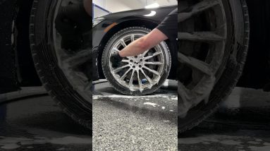 Satisfying Wheel Cleaning Sounds… #shorts