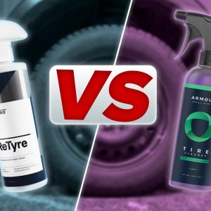 Tire Cleaner Showdown: CarPro Retyre vs  Armour Detail Supply Tire Cleaner!