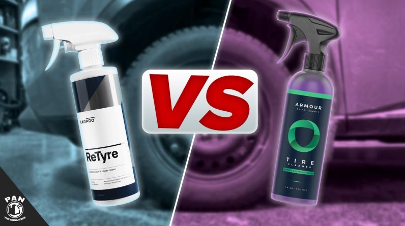 Tire Cleaner Showdown: CarPro Retyre vs  Armour Detail Supply Tire Cleaner!