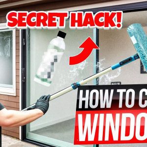 How to Clean Exterior Windows Like a Pro! No Streaks or Spots