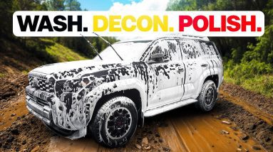 Full Wash & Paint Correction on the 2025 Toyota 4Runner Hybrid Off Road (PART 1)