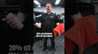 Flash Sale!! 20% off CLEAN By Pan chemicals + 15% off microfiber towels! 😎