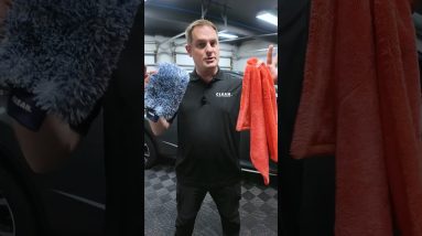 NEW CLEAN By Pan wash mitt and rinse-less drying towels!