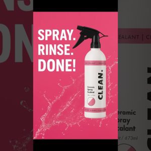 Ceramic Protection in Seconds! 💦 Spray. Rinse. Done!