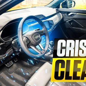 CRISPY. CLEAN.  — Full Interior Detail on the 2025 Audi Q3 (Part 3)