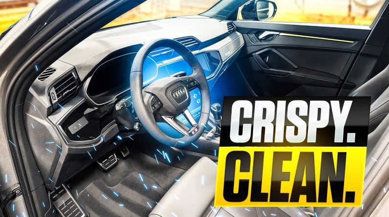 CRISPY. CLEAN.  — Full Interior Detail on the 2025 Audi Q3 (Part 3)