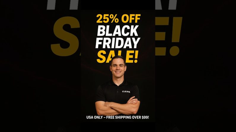 HUGE 25% off Black Friday SALE! Oct 27 - Nov 2