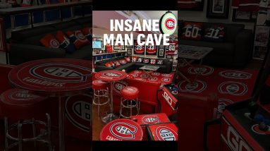 INSANE Montreal Canadiens Man Cave! 🏒🔥