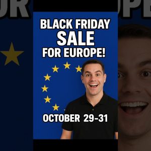 Europe, it’s your turn! 🇪🇺 Black Friday Sale starts now!