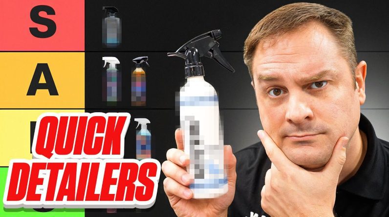 BRUTALLY Ranking the MOST Popular Quick Detailers (Tier List)