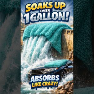 This Drying Towel DRINKS Water 💦