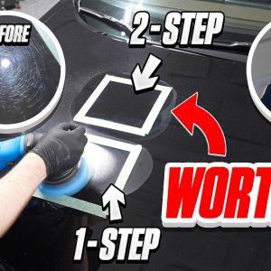 1-Step vs 2-Step Paint Correction… HUGE Difference!
