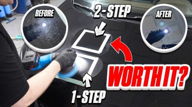 1-Step vs 2-Step Paint Correction… HUGE Difference!
