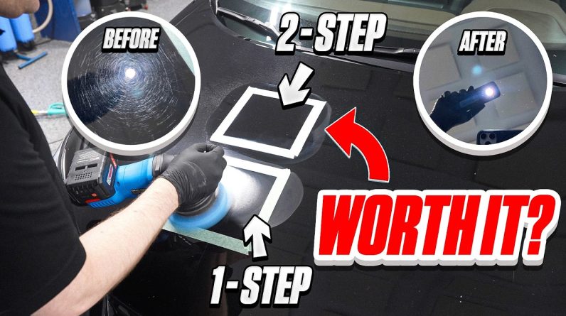 1-Step vs 2-Step Paint Correction… HUGE Difference!