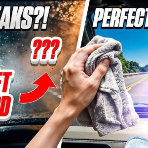 STOP Streaks FOREVER! The SECRET to Crystal Clear Car Glass No Haze!
