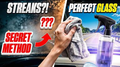 STOP Streaks FOREVER! The SECRET to Crystal Clear Car Glass No Haze!