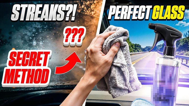 STOP Streaks FOREVER! The SECRET to Crystal Clear Car Glass No Haze!