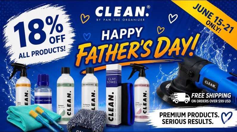 Clean. LIVE Stream For The Dads! Fathers Day Sale Starts NOW!