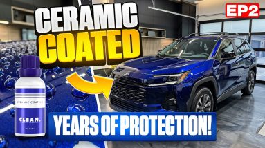 Ceramic Coating a Brand New 2026 Toyota RAV4 (Insane Gloss & Protection) | Part 2