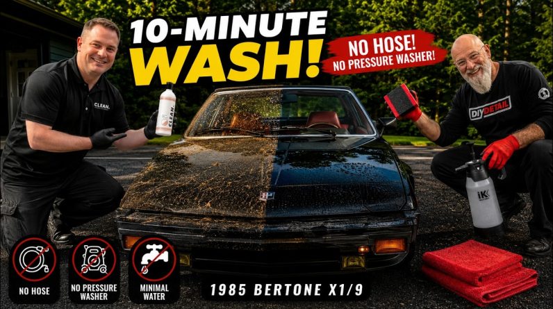 The Easiest Way to Wash Your Car Without a Hose